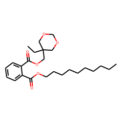 Phthalic acid, decyl 5-ethyl-1,3-dioxan-5-yl ester