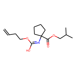 1-Aminocyclopentanecarboxylic acid, N-(but-3-en-1-yloxycarbonyl)-, isobutyl ester