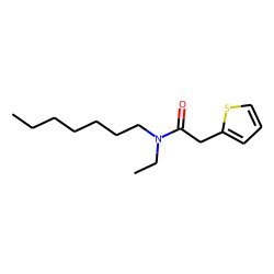 Acetamide, 2-(2-thiophenyl)-N-ethyl-N-heptyl-