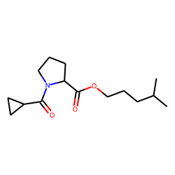 L-Proline, N-(cyclopropylcarbonyl)-, isohexyl ester