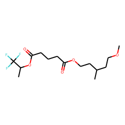 Glutaric acid, 1,1,1-trifluoroprop-2-yl 3-methyl-5-methoxypentyl ester