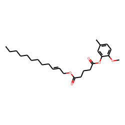 Glutaric acid, dodec-2-en-1-yl 5-methyl-2-methoxybenzyl ester