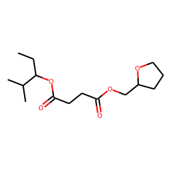 Succinic acid, 2-methylpent-3-yl tetrahydrofurfuryl ester