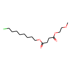 Succinic acid, 8-chlorooctyl 2-methoxyethyl ester
