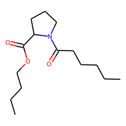 L-Proline, N-(hexanoyl)-, butyl ester