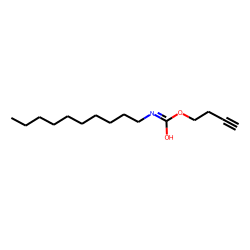 Carbonic acid, monoamide, N-decyl-, but-3-yn-1-yl ester