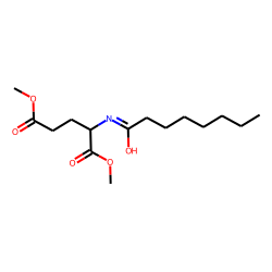Pentanedioic acid, 2-octanoylamino, dimethyl ester