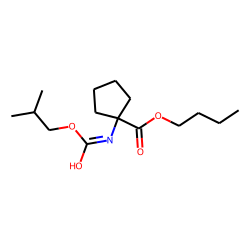1-Aminocyclopentanecarboxylic acid, N-(isobutoxycarbonyl)-, butyl ester