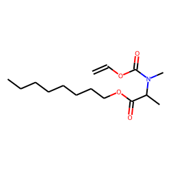DL-Alanine, N-methyl-N-(vinyloxycarbonyl)-, octyl ester