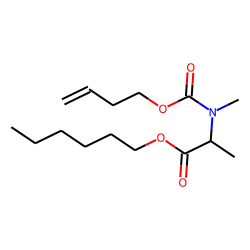 DL-Alanine, N-methyl-N-(byt-4-en-1-yloxycarbonyl)-, hexyl ester