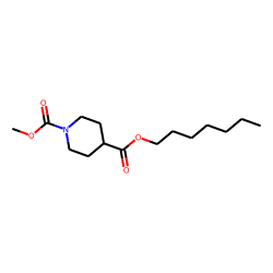 Isonipecotic acid, N-methoxycarbonyl-, heptyl ester