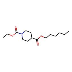 Isonipecotic acid, N-ethoxycarbonyl-, hexyl ester