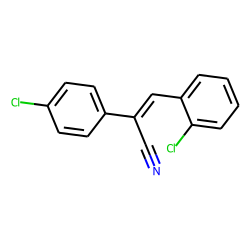 Alpha-(p-chlorophenyl)-o-chlorocinnamonitrile
