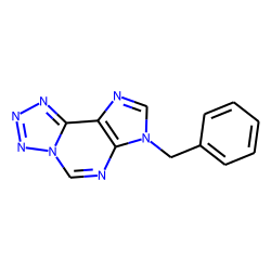 7H-tetrazolo[5,1-i]purine, 7-benzyl-