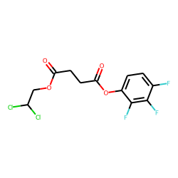 Succinic acid, 2,2-dichloroethyl 2,3,4-trifluorophenyl ester