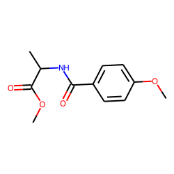 l-Alanine, N-(p-anisoyl)-, methyl ester