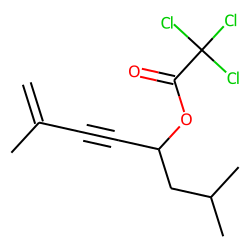Trichloroacetic acid, 2,7-dimethyloct-7-en-5-yn-4-yl ester