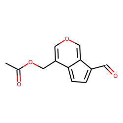 Cyclopenta[c]pyran-7-carboxaldehyde, 4-[(acetyloxy)methyl]-
