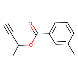 m-Toluic acid, but-3-yn-2-yl ester