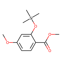 Methyl 2-hydroxy-4-methoxybenzoate, trimethylsilyl ether