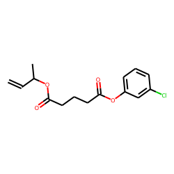 Glutaric acid, but-3-en-2-yl 3-chlorophenyl ester