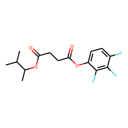 Succinic acid, 3-methylbut-2-yl 2,3,4-trifluorophenyl ester