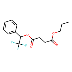 Succinic acid, 1-phenyl-2,2,2-trifluoroethyl propyl ester