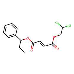 Fumaric acid, 1-phenylprop-1-yl 2,2-dichloroethyl ester