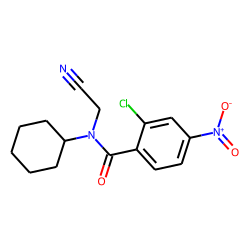 Benzamide, 2-chloro-n-(cyanomethyl)-n-cyclohexyl-4-nitro-