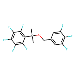 3,4,5-Trifluorophenylmethanol, dimethylpentafluorophenylsilyl ether