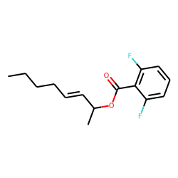 2,6-Difluorobenzoic acid, oct-3-en-2-yl ester