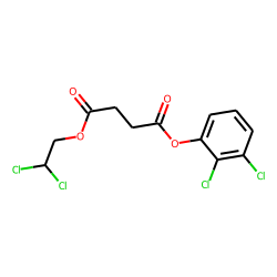 Succinic acid, 2,3-dichlorophenyl 2,2-dichloroethyl ester