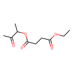 Succinic acid, ethyl 3-oxobut-2-yl ester