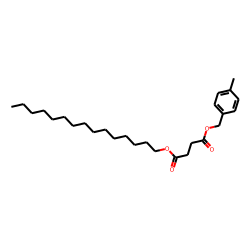Succinic acid, 4-methylbenzyl pentadecyl ester
