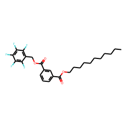Isophthalic acid, pentafluorobenzyl undecyl ester
