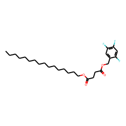 Succinic acid, hexadecyl 2,4,5-trifluorobenzyl ester
