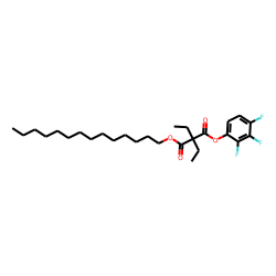 Diethylmalonic acid, tetradecyl 2,3,4-trifluorophenyl ester