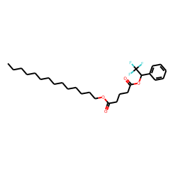 Glutaric acid, 1-phenyl-2,2,2-trifluoroethyl tetradecyl ester