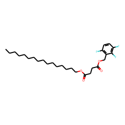 Succinic acid, hexadecyl 2,3,6-trifluorobenzyl ester