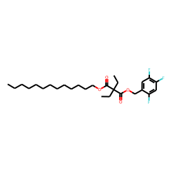 Diethylmalonic acid, tridecyl 2,4,5-trifluorobenzyl ester