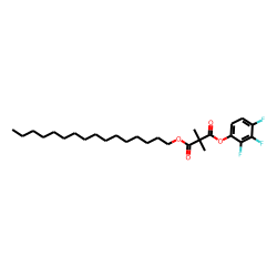 Dimethylmalonic acid, hexadecyl 2,3,4-trifluorophenyl ester
