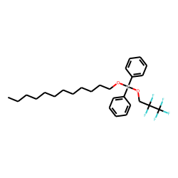 Silane, diphenyldodecyloxy(2,2,3,3,3-pentafluoropropoxy)-