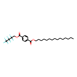 Terephthalic acid, 2,2,3,3,4,4,4-heptafluorobutyl pentadecyl ester