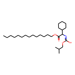 Glycine, 2-cyclohexyl-N-isobutoxycarbonyl-, tetradecyl ester