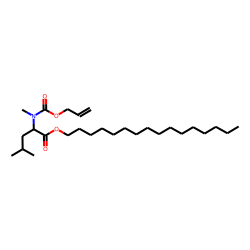 l-Leucine, N-allyloxycarbonyl-N-methyl-, hexadecyl ester