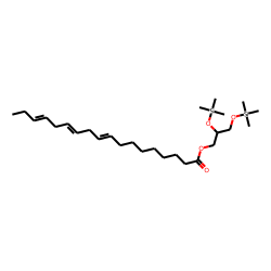 9,12,15-Octadecatrienoic acid, 2,3-bis[(trimethylsilyl)oxy]propyl ester, (Z,Z,Z)-
