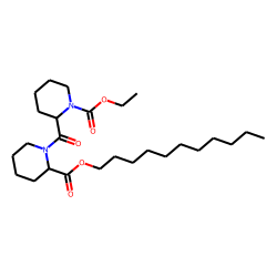 Pipecolylpipecolic acid, N-ethoxycarbonyl-, undecyl ester