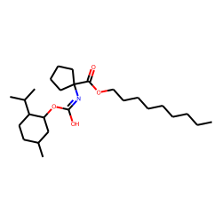 1-Aminocyclopentanecarboxylic acid, N-((1R)-(-)-menthyloxycarbonyl)-, nonyl ester