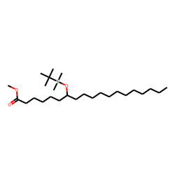 7-Hydroxy-nonadecanoic, methyl ester, tBDMS ether