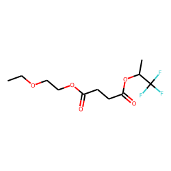 Succinic acid, 1,1,1-trifluoroprop-2-yl 2-ethoxyethyl ester